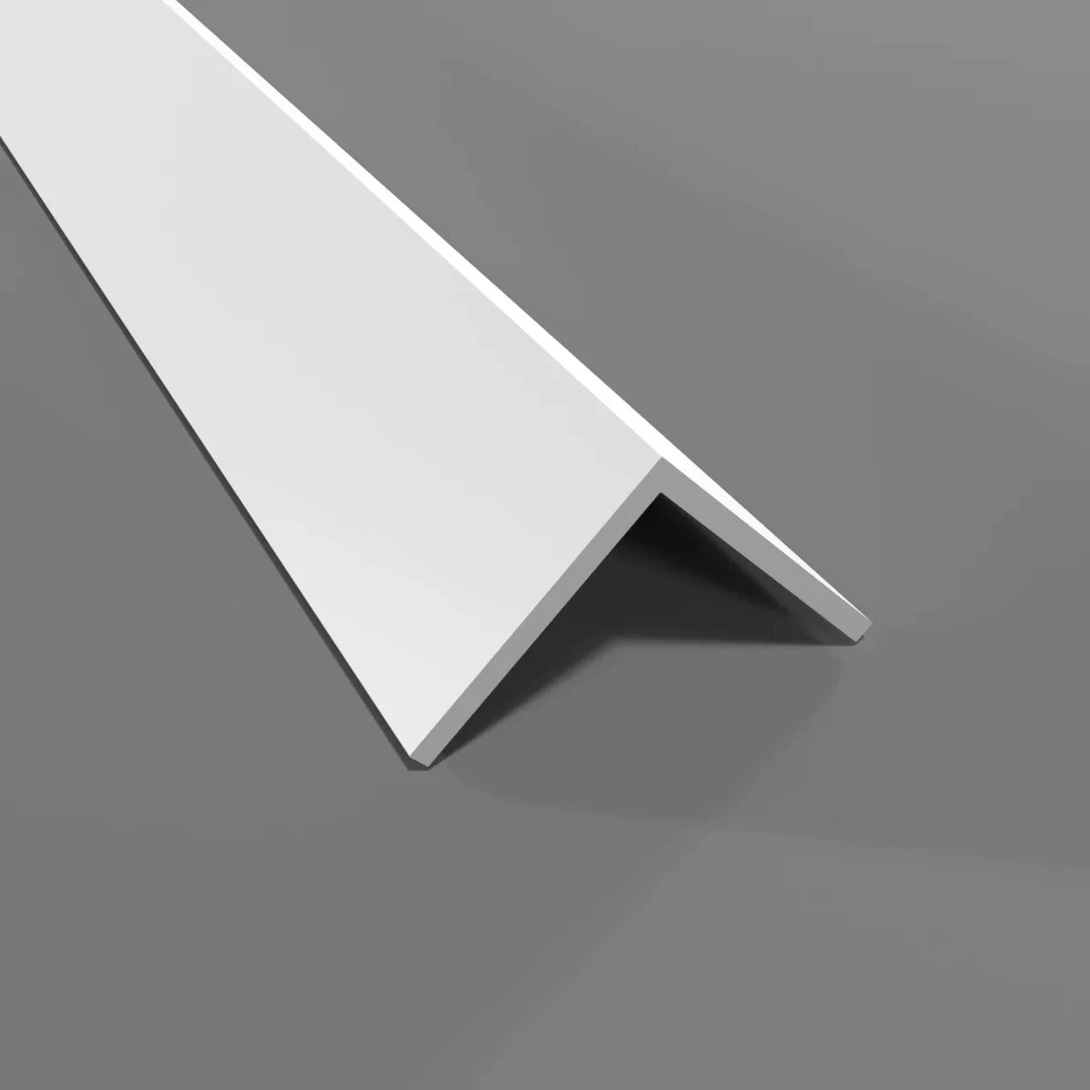 Profil d'angle en PVC Blanc 25mm – PLAQUE-PVC.FR