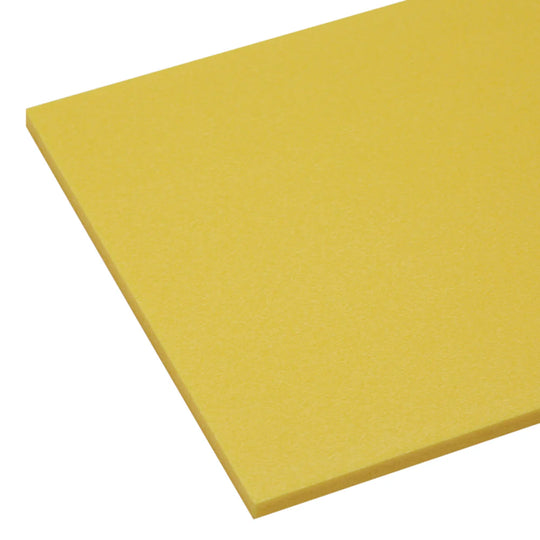 Plaque en PVC Expansé Jaune 3mm