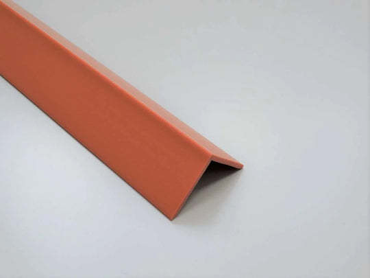 Profil d'angle en PVC Orange 25mm