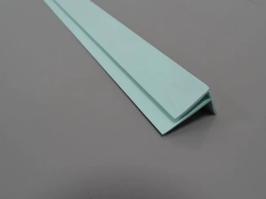 Profil d'angle extérieur F en PVC Vert Pastel